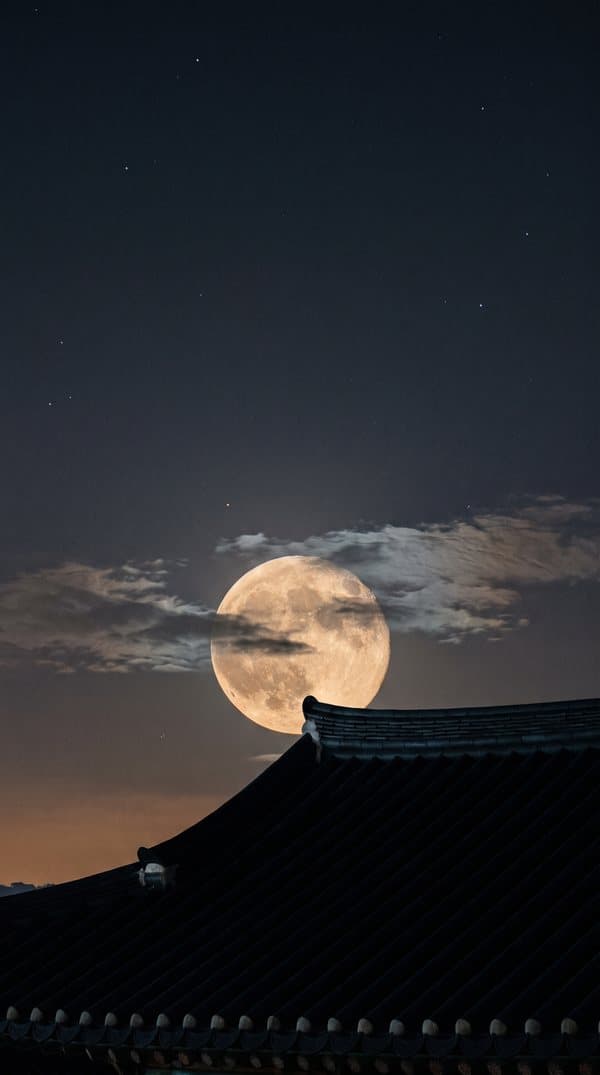 한가위 보름달